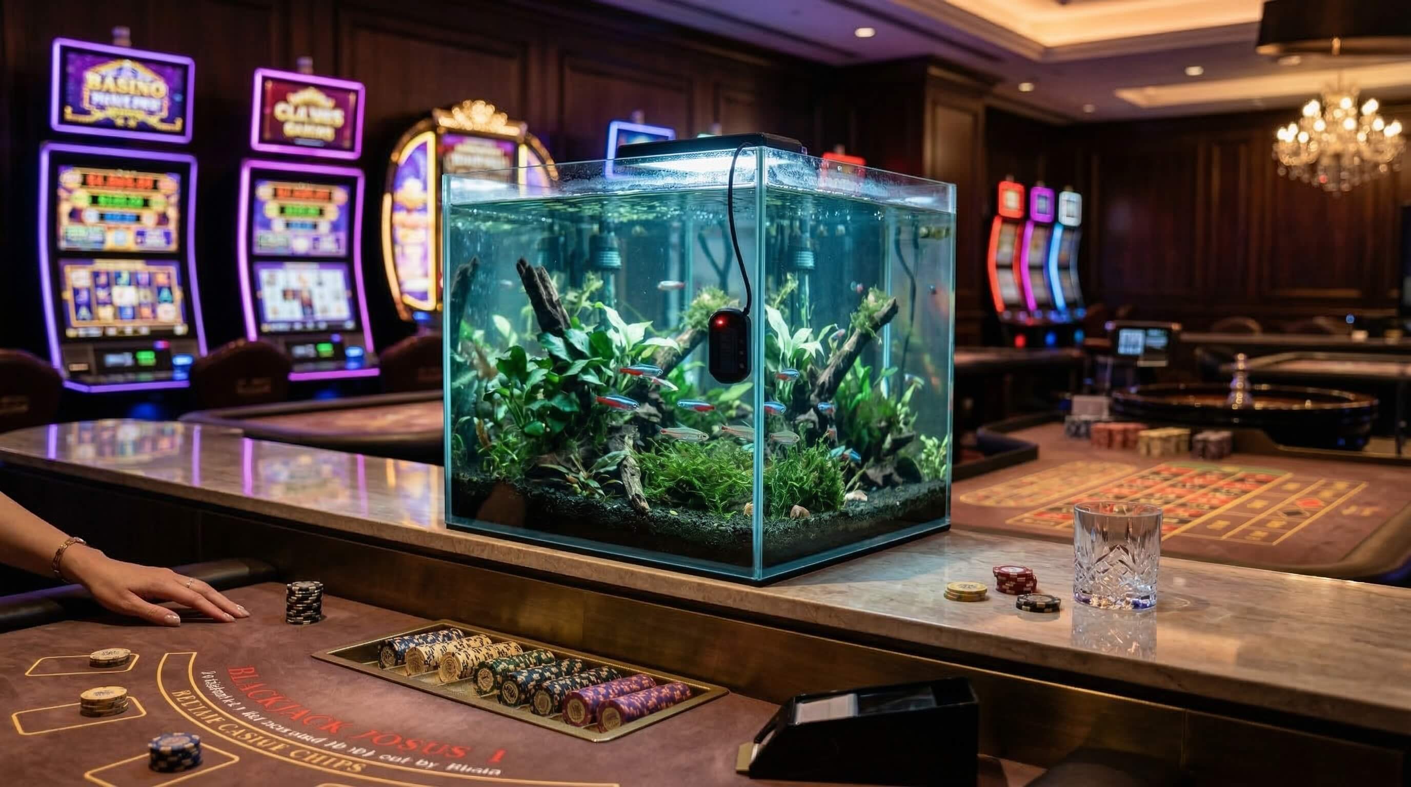 Casino Floor Aquarium | ByteWear